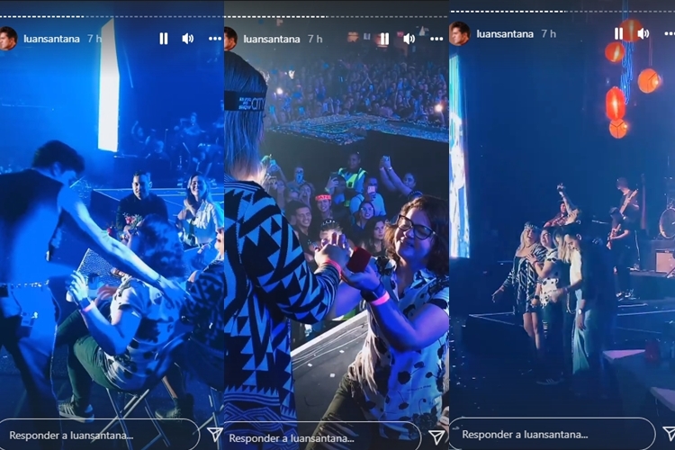 Fotos do show de Luan Santana fã fez pedidode casamento Instagram Stories Fotos do show de Luan Santana fã fez pedidode casamento Instagram Stories