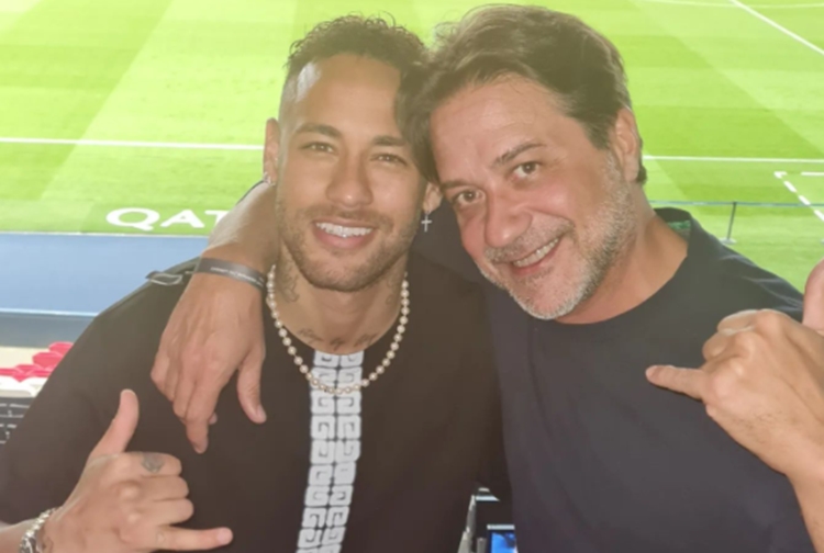 Neymar e Enrique Arce