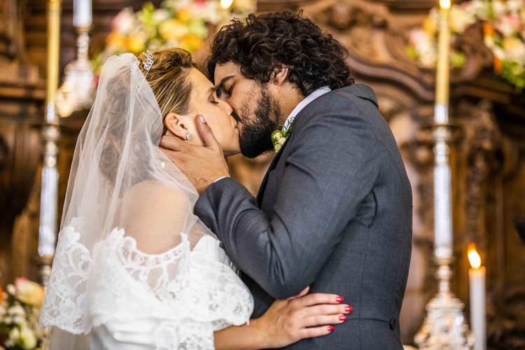 Pantanal - José Leôncio e Madeleine se casam (Globo/João Miguel Júnior)