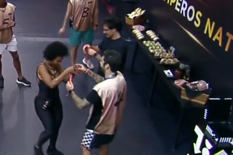 Pedro Scooby Natália e Eliezer reprodução Gshow Pedro Scooby Natália e Eliezer reprodução Gshow