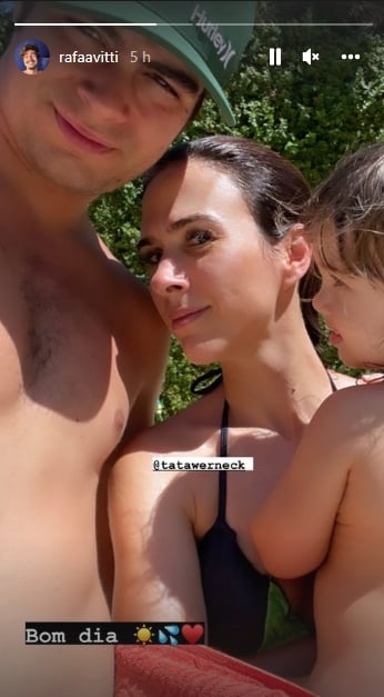 Rafa Vitti e família Instagram Stories
