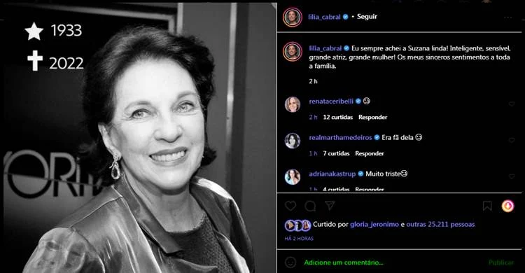 Suzana Faini - Lilia Cabral - print Instagram