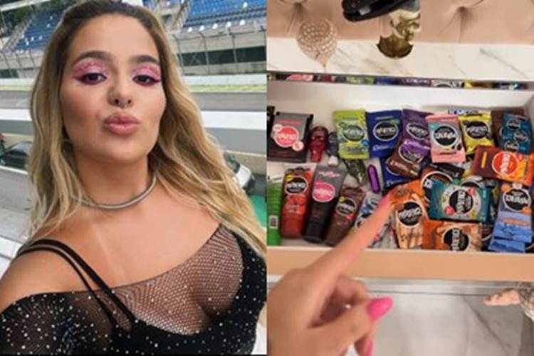 Viih Tube diverte fãs ao mostrar estoque de camisinhas após previsão de sensitiva