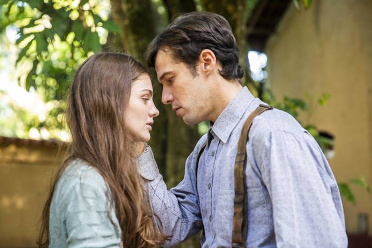 Além da Ilusão - Tenório se declara para Olívia (Globo/João Miguel Júnior)