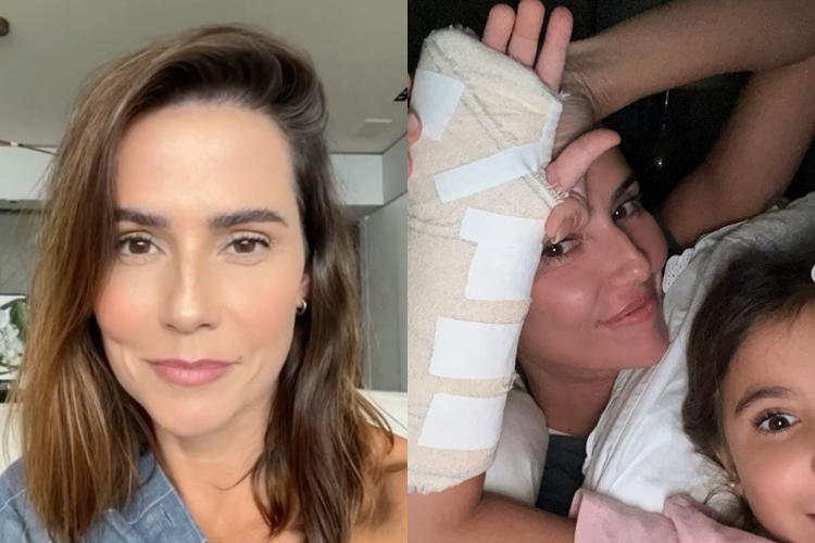Deborah Secco e filha Maria Flor reprodução Instagram montagem Area Vip