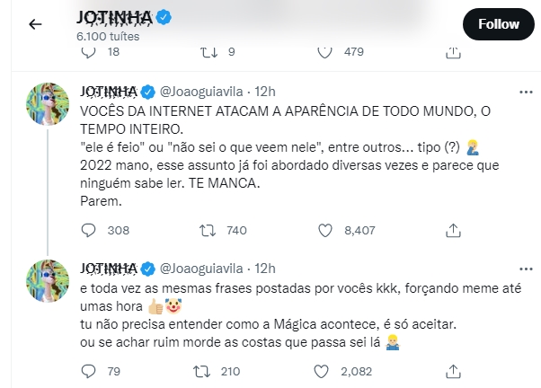 João Guilherme/ Twitter