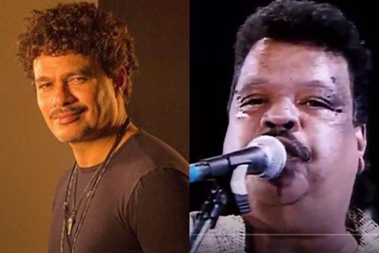 Leo e Tim Maia (Foto: Montagem Área VIP/Instagram)