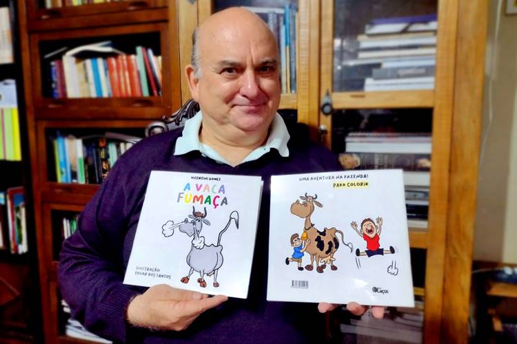 Vicentini Gomez lança livro infantil