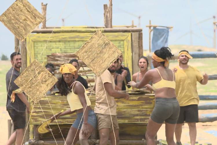 No Limite - Participantes em prova No Limite - Participantes em prova (Divulgação/TV Globo)