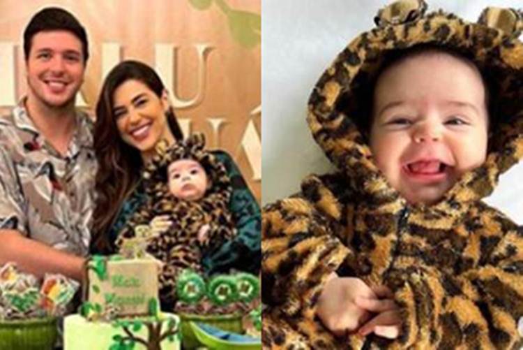 Vivian Amorim encanta web ao comemora quatro meses da filha