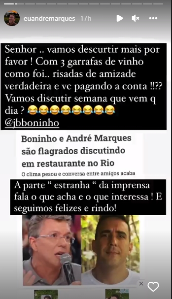 Post de André Marques - Instagram 