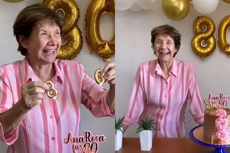 Atriz Ana Rosa completa 80 anos
