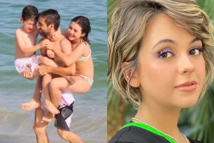Cláudio, Lucas e Klara Castanho Cláudio, Lucas e Klara Castanho