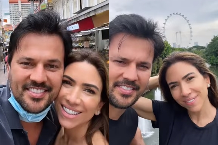 Patrícia Abravanel e Fábio Faria Patrícia Abravanel e Fábio Faria