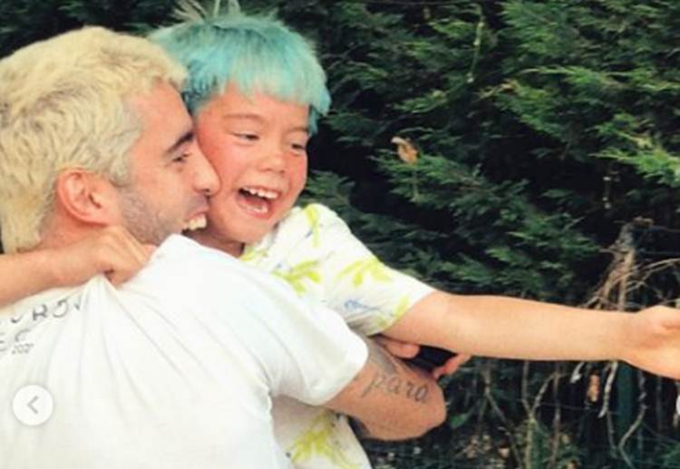 Pedro Scooby e o filho Bem - Instagram
