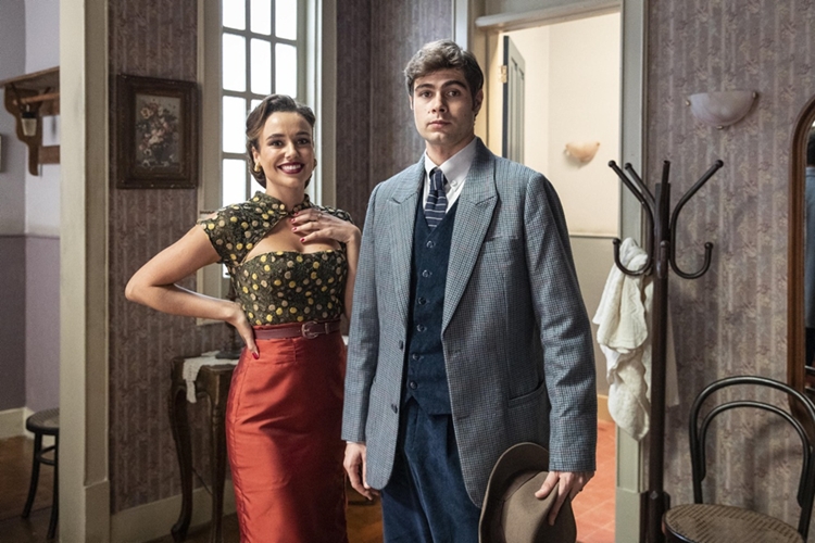 Rafael Vitti e Juliane Araújo em Além da Ilusão Foto: Globo/Fábio Rocha