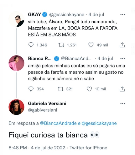 Bianca Andrade/ Twitter