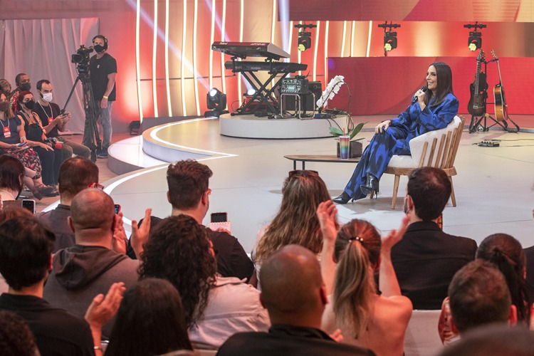 Ivete Sangalo em seu programa (Foto: Globo/Fábio Rocha)