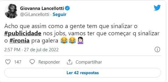 Giovanna Lancellotti Twitter