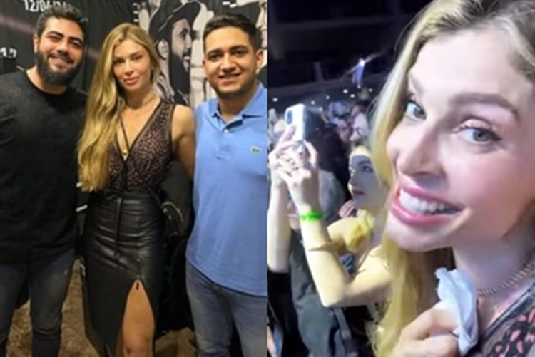 Grazi Massafera em show de Henrique e Juliano - Instagram