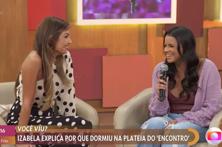 Izabela e Patrícia Poeta conversam no Encontro
