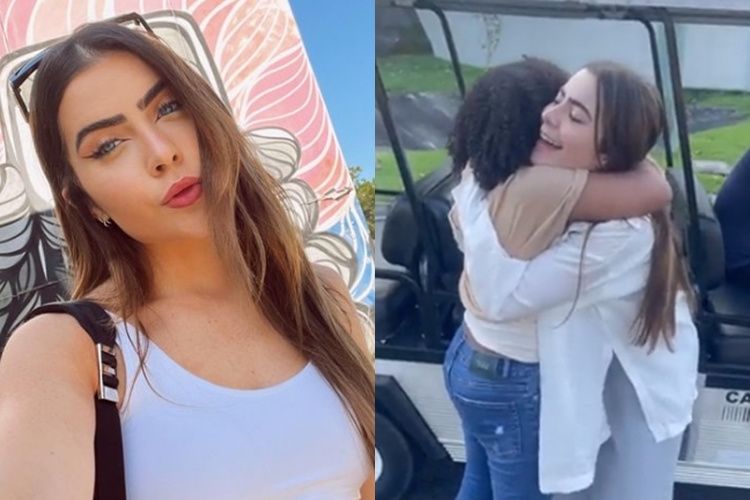 Jade Picon e Maria Flor Montagem Area Vip Jade Picon e Maria Flor Montagem Area Vip