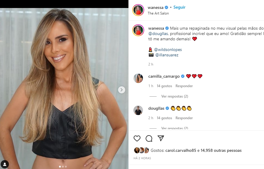 Wanessa Camargo reprodução Instagram