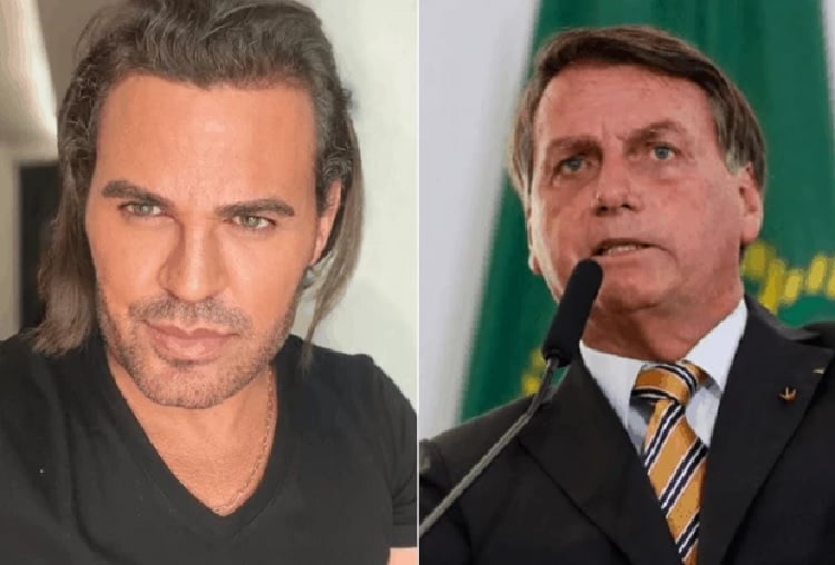 Eduardo Costa e Jair Bolsonaro (Foto: Reprodução/Instagram/Montagem)