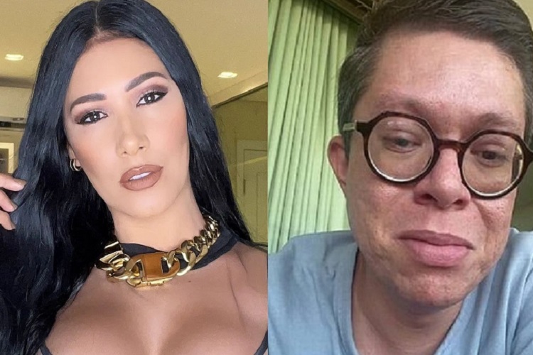 a karoline Simaria e DJ Ivis (Foto: Montagem/Reprodução/Instagram)