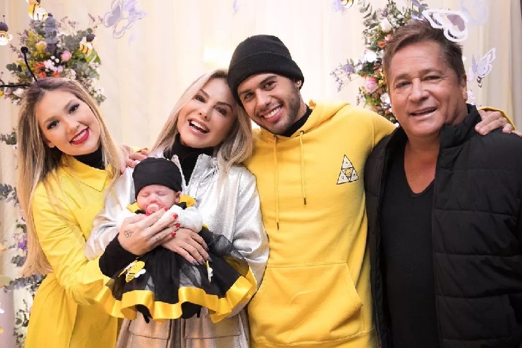 a melody Virginia Fonseca, Poliana Rocha, Zé Felipe e Leonardo (Foto: Instagram)