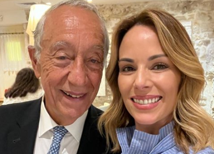 Ana Furtado celebra encontro com presidente de Portugal, Marcelo Rebelo