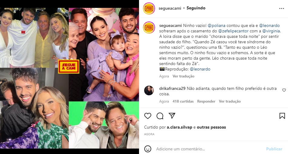 Poliana Rocha faz revelação surpreendente (Foto: Reprodução/Instagram)