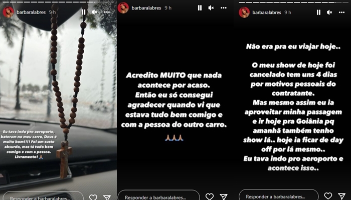Barbara Labres reprodução Stories Instagram Barbara Labres reprodução Stories Instagram