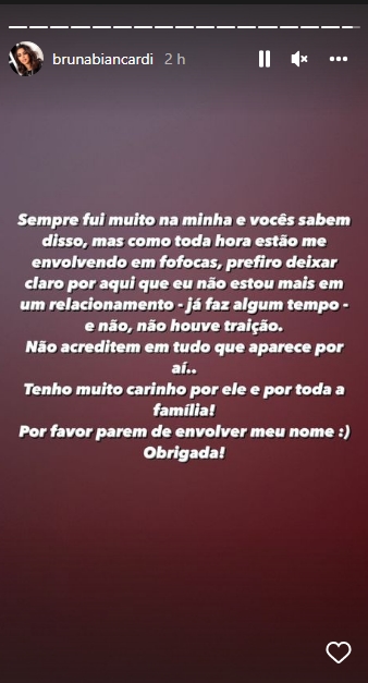 Bruna Biancardi Reprodução Instagram Stories