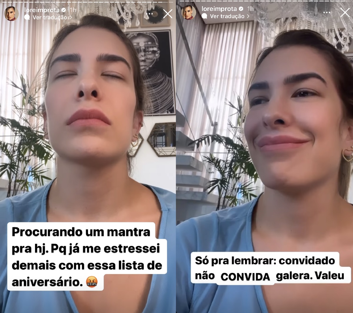 Lore Improta revela estresse (Foto: Reprodução/Instagram)