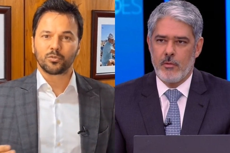 Fábio Faria e William Bonner