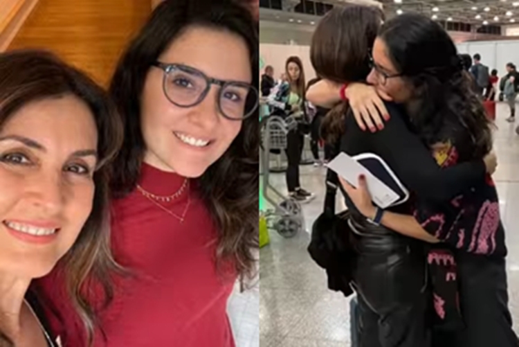 Fátima Bernardes e a filha Laura - Reprodução Instagram