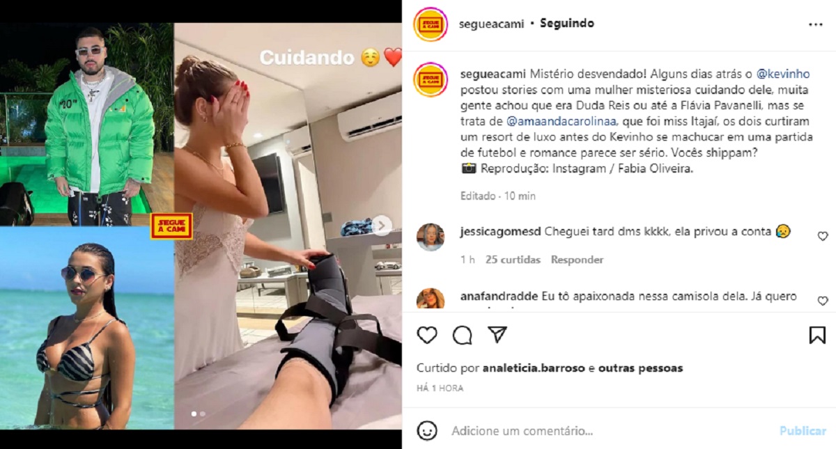 Revelada a identidade da affair de Kevinho (Foto: Reprodução/Instagram)