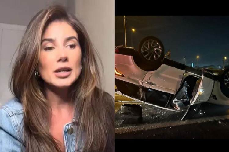 Cantora Paula Fernandes sofre acidente de carro em SP