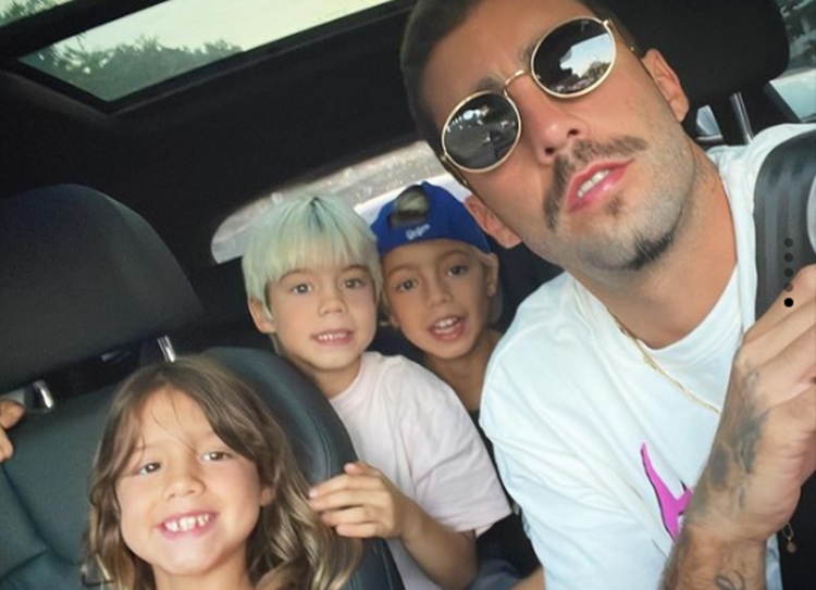 Pedro Scooby e os filhos - Instagram