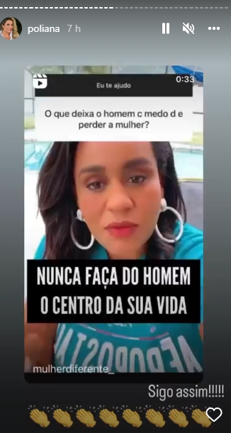 Poliana Rocha Instgram Stories