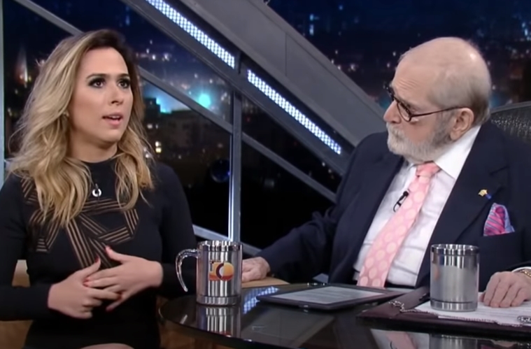 Tatá Werneck com Jô Soares Tatá Werneck com Jô Soares