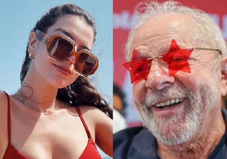 Giovanna Lancellotti e Lula (Foto: Montagem/Instagram/Ricardo Stuckert)