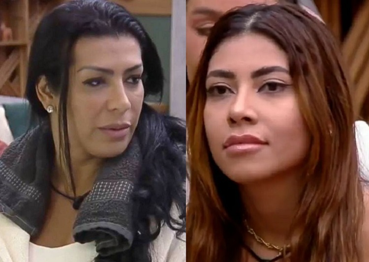 a melzinha Moranguinho e Ingrid Ohara (Foto: Montagem/Payplus)