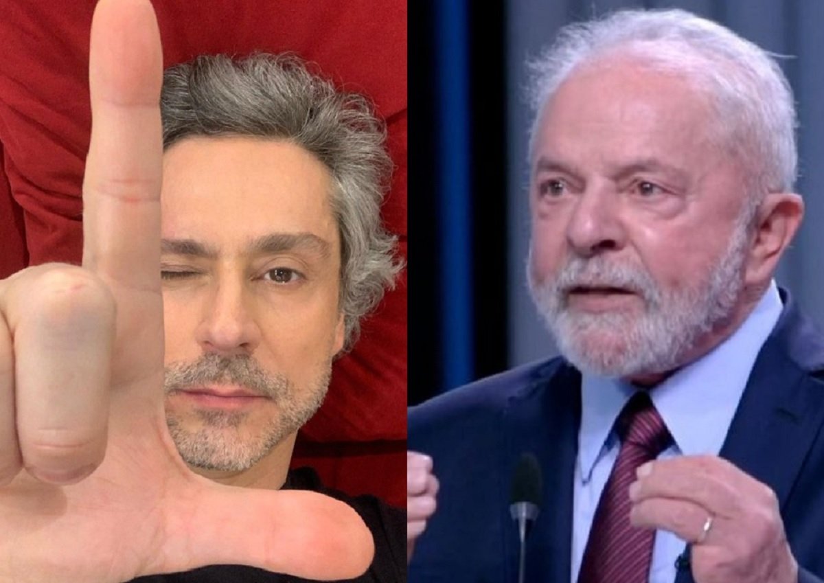 Alexandre Nero e Lula (Foto: Montagem/Reprodução/Twitter/Globo)