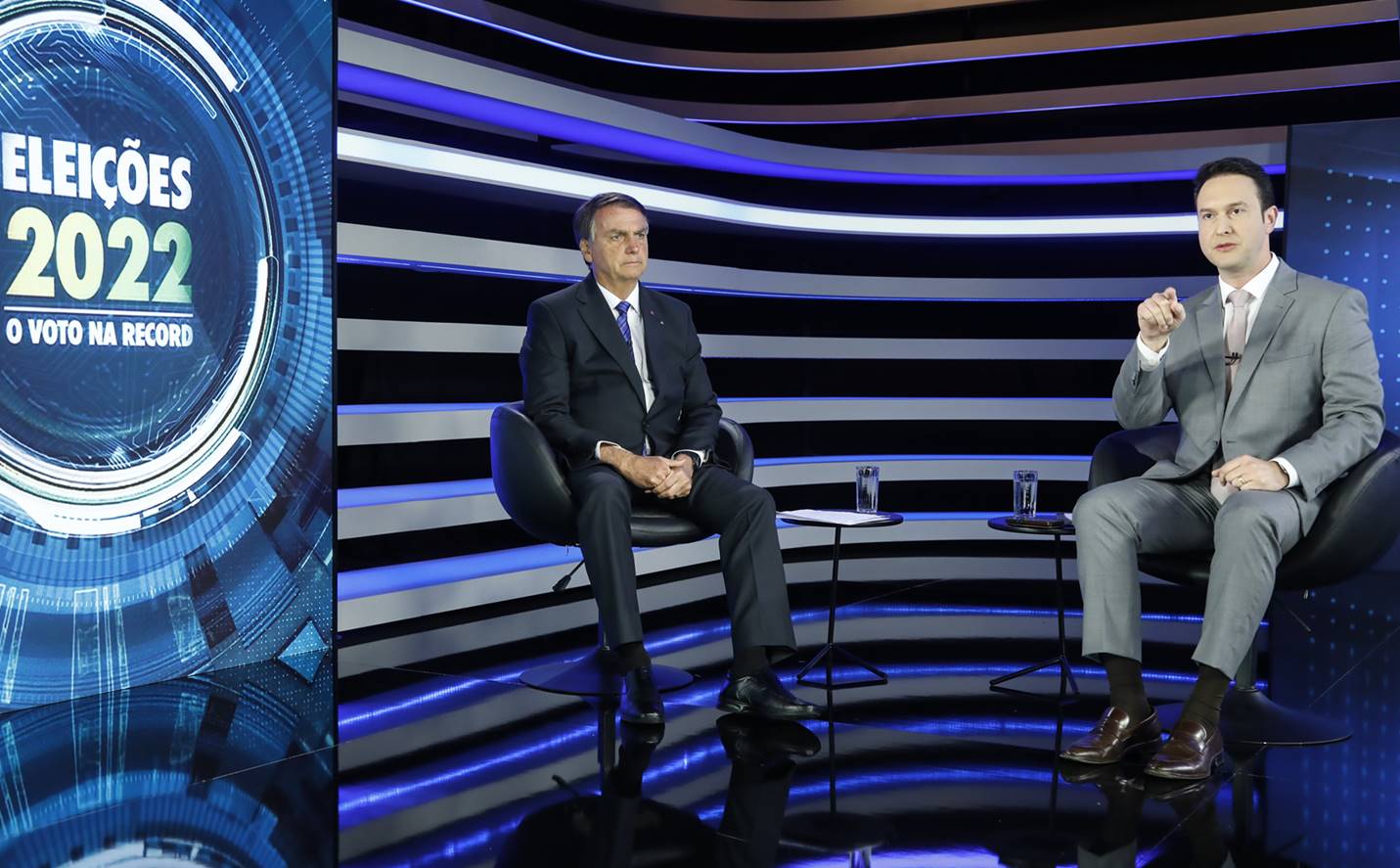 Bolsonaro e Edu Ribeiro Bolsonaro e Edu Ribeiro