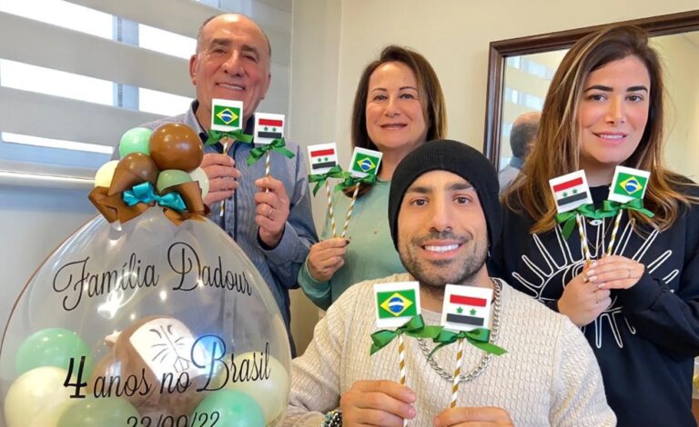 Kaysar comemora 4 anos da família no Brasil: “maior sonho”