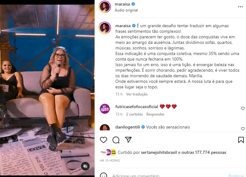 Maraisa (Foto: Reprodução Instagram) Maraisa (Foto: Reprodução Instagram)