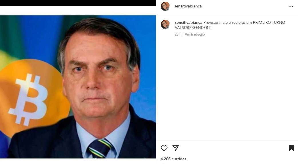 Previsão Jair Bolsonaro (Foto: Reprodução Instagram)