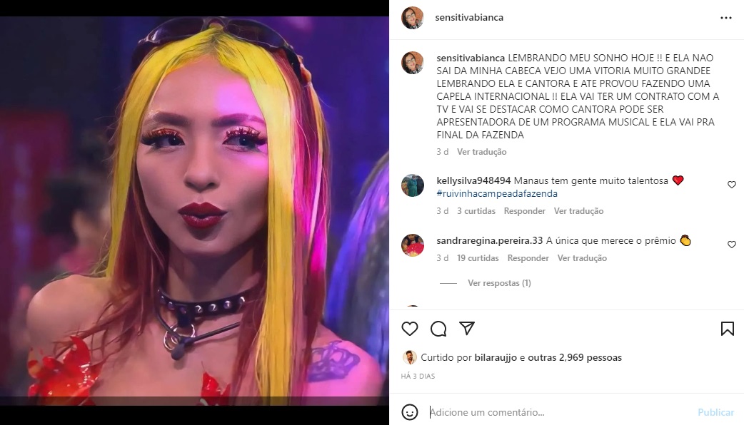 Publicação Ruivinha de Marte (Foto: Reprodução Instagram)